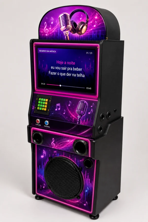 KARAOKE 3X1 Tela de 17" e Altofalante de 12" JBL PROFISSIONAL